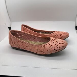 Sonoma coral peach summer slip on Womens 6